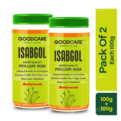 Goodcare Isabgol No Sugar Phyllium Husk 100Gm Pack Of 2